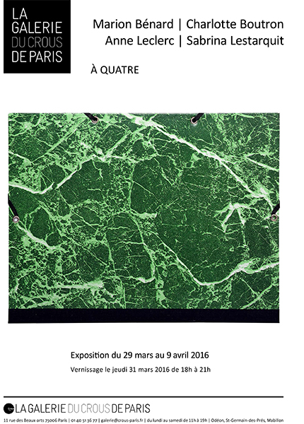 exposition, exhibition, art contemporain, contemporary art, Marion Bénard