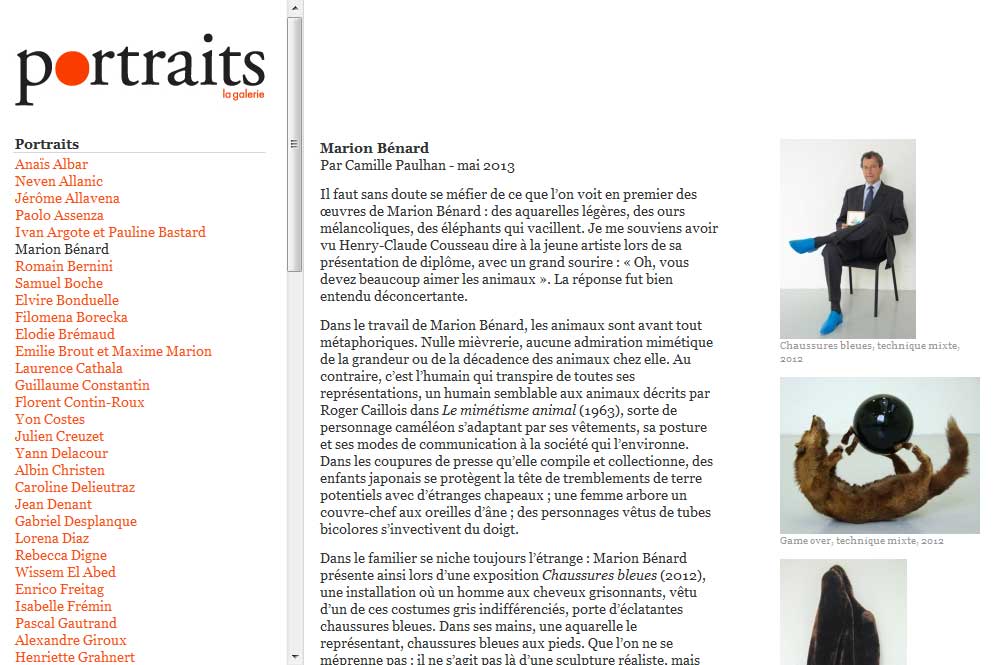 exposition, exhibition, art contemporain, contemporary art, Marion Bénard